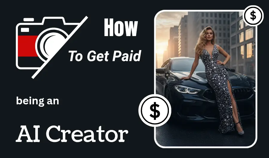 Illustration of how AI creators get paid