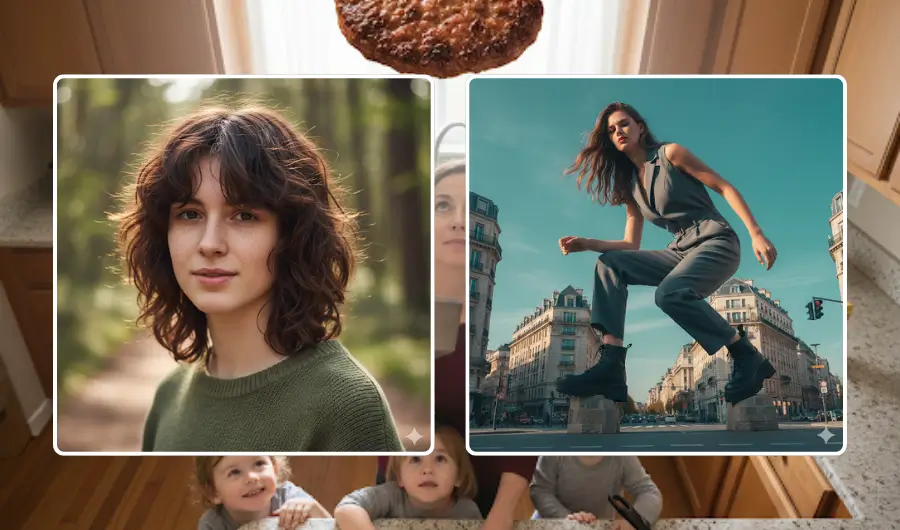 Display of AI generated images