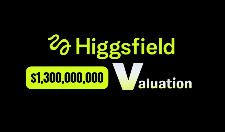 Illustration of Higgsfield's valuation 