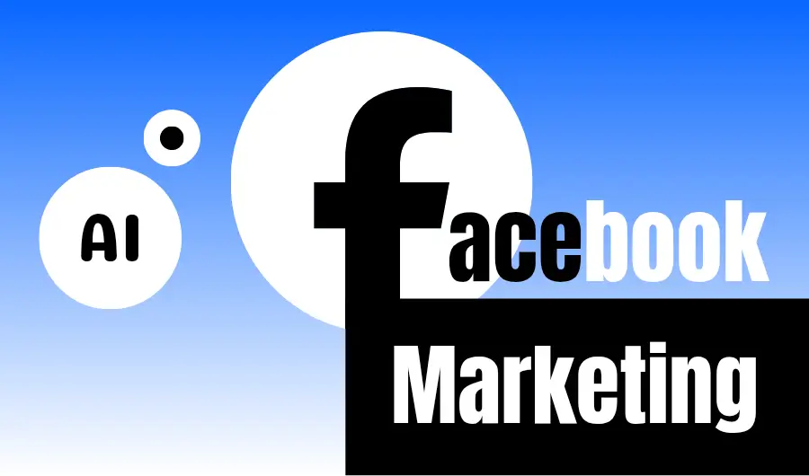 Illustration of Facebook AI marketing