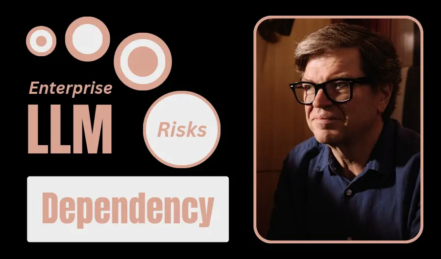 Illustration of Yann LeCun Enterprise LLM dependency warnings
