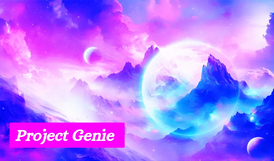 Project Genie from Google (Illustration)