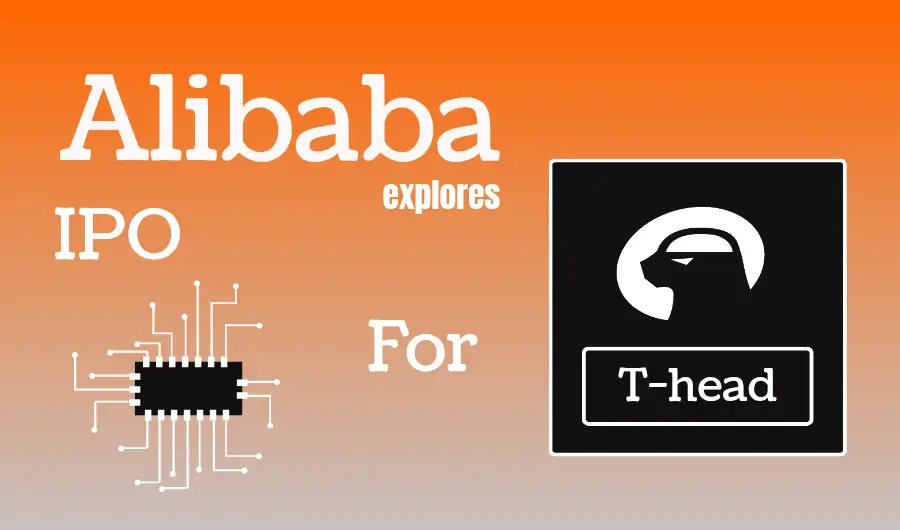 Illustration of Alibaba's potential IPO for T-head