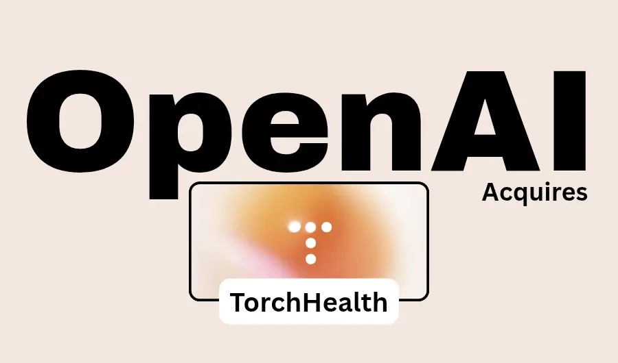 Illustration of OpenAI's acquisition of TorchHealth 