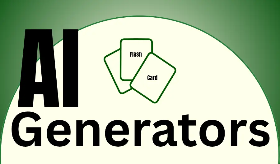 Illustration of AI Flashcard generators 