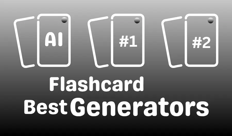 Illustration of best AI Flashcard generators 