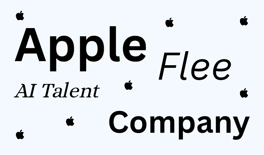 Apple AI talent fleeing the company