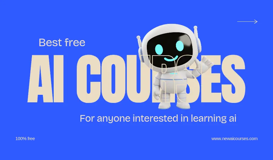 Free AI Courses for anyone | Illustration 